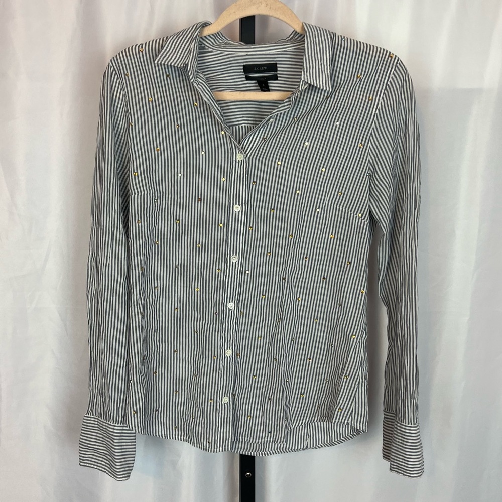 J. Crew Perfect Button Up Shirt, size 6